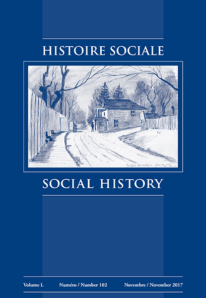 HISTOIRE SOCIALE / SOCIAL HISTORY Volume L No 102 (November 2017)